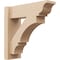 Ekena Millwork 6-in W x 18-in D x 18-in H Balboa Trad Rough Cedar Woodgrain TimberThane Outlooker, Primed Tan OUTUR060X18X18BOA04RCPR - alternate 1